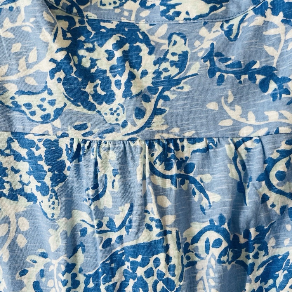 Lilly Pulitzer Dev Knit Top Blue Peri Turtley Awesome Sleeveless Tank sz XL NEW - Picture 6 of 10